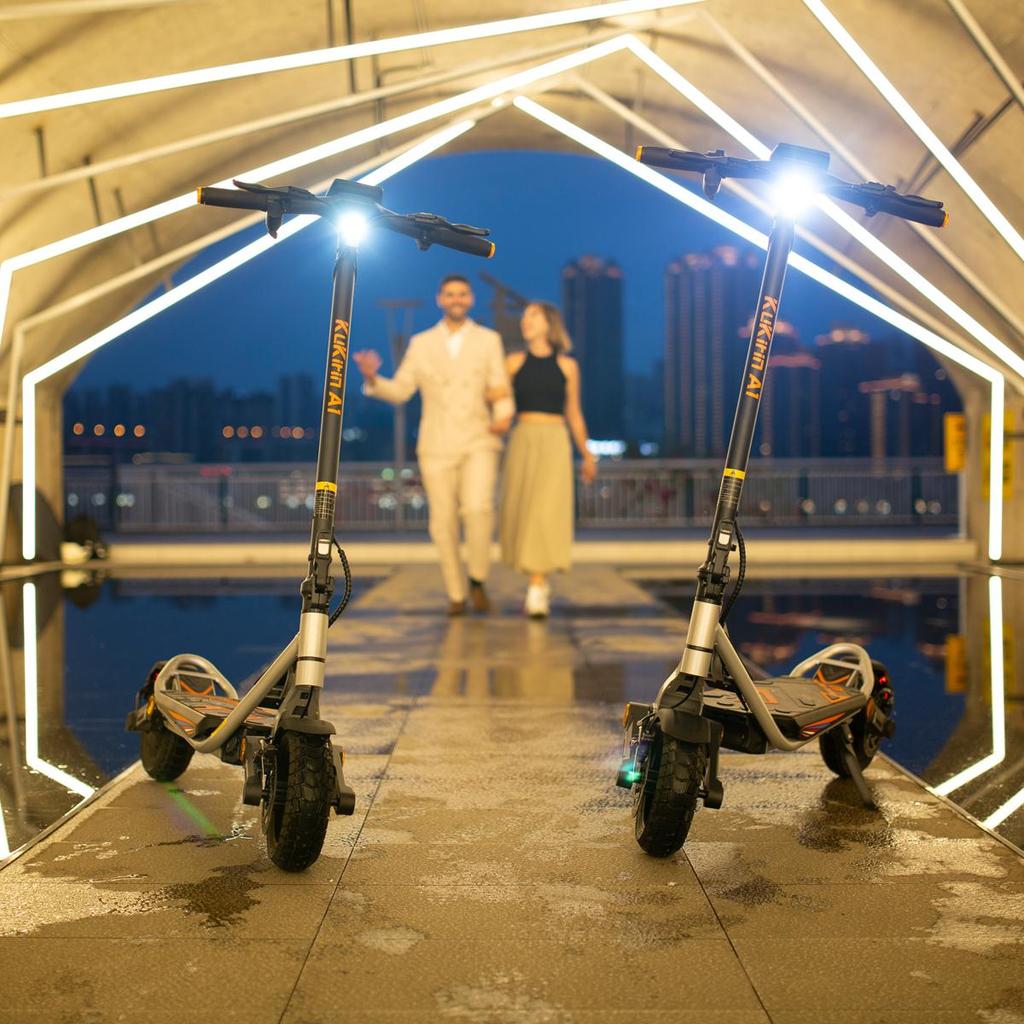 KuKirin Электросамокат A1 Urban Commuter 800 Вт DC Бесколлекторный Мотор-Колесо Максимальная Скорость 45 км/ч Передняя и Задняя Двойная Амортизация с Заполнением Гелем