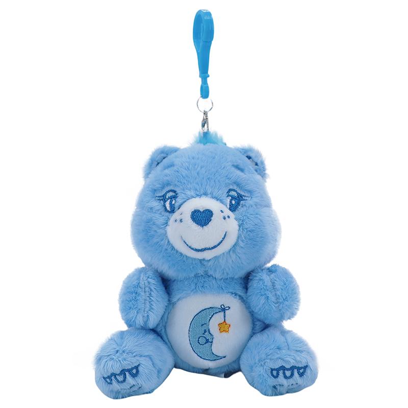 Care Bears Sitting Plush Keychain 12cm Cute Bag Pendant Kawaii Stuffed Toy Car Charm Soft Doll Decor Ideal Birthday Holiday Gift