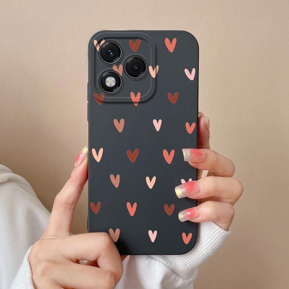 For Honor 400 Lite Case Butterfly Heart Soft Liquid Silicone Full Protection Anti Drop Phone Back Cover For Honor 400Lite Funda
