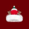 Soft Christmas Plush Cap Windproof Thickened Brimless Cap Versatile Red Knitted Woolen Hat  Outdoor
