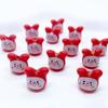10Pcs Ceramic Cute Rabbit Ceramic Beads Rabbit Rabbit Shape Porcelain Bead  Necklace Accessories