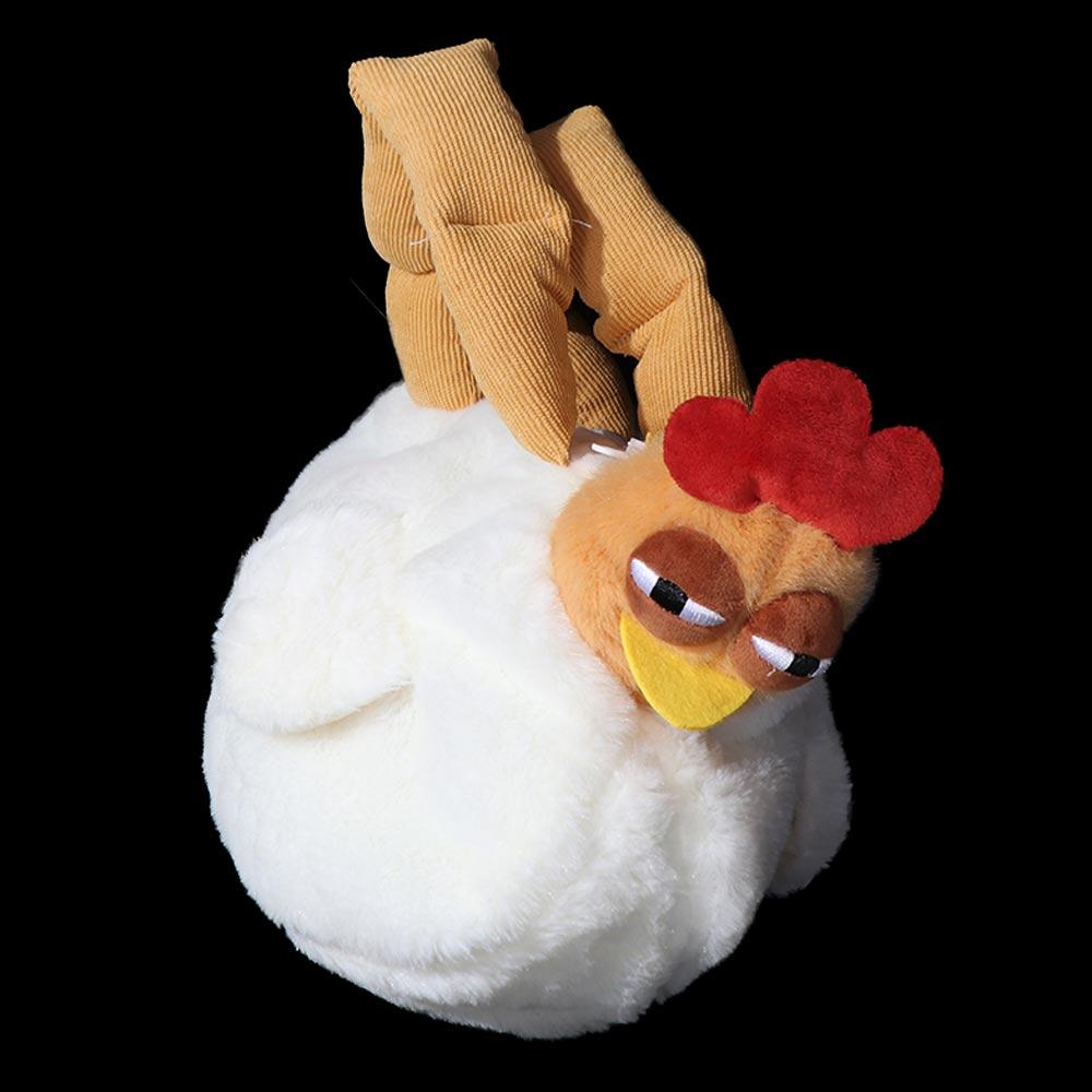 Funny Plush Chicken Bag Large-Capacity Cute Chicken Handbags Bags Hen Shape Plush Bag Travel