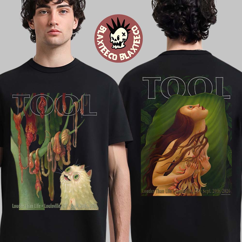 Tool Louder Than Life 2026 Event Poster In Louisville KY Two Sided T-Shirt