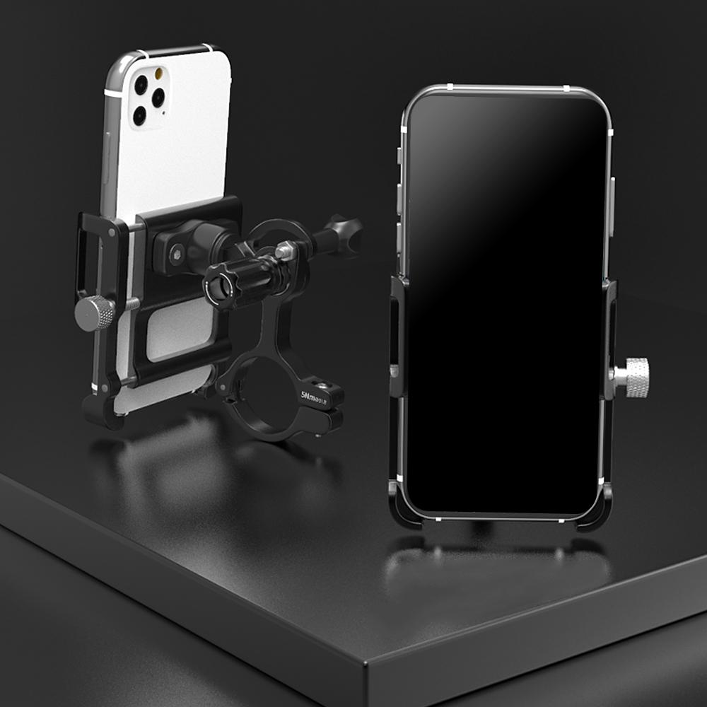 Алюминиевый держатель для телефона на велосипеде, вращающийся на 360 градусов, регулируемый противоскользящий велосипедный руль, телефон