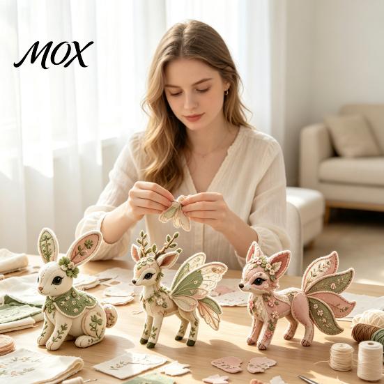 Уникальный сувенирный орнамент, поделки, патчворк-набор «Стражи леса» DIY, швейный набор с лесными животными, вырезанные детали из фетра, тканевое рукоделие для взрослых, ручная работа
