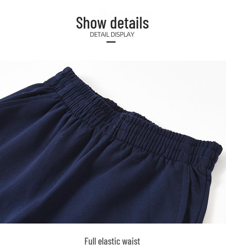 Children's Straight-Leg Sweatpants - Gray, Black, Navy Blue | Loose Fit for Boys and Girls | Spring & Autumn School Uniform