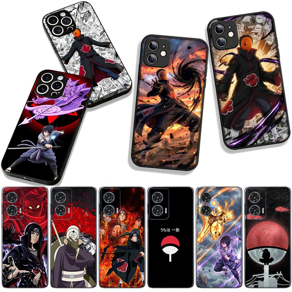 Cover for Apple iPhone 16 15 14 Plus 13 12 Mini 17 Pro Max + ProMax 16E Air Phone Case Obito Sasuke Narutos Itachi Uchiha Tobi
