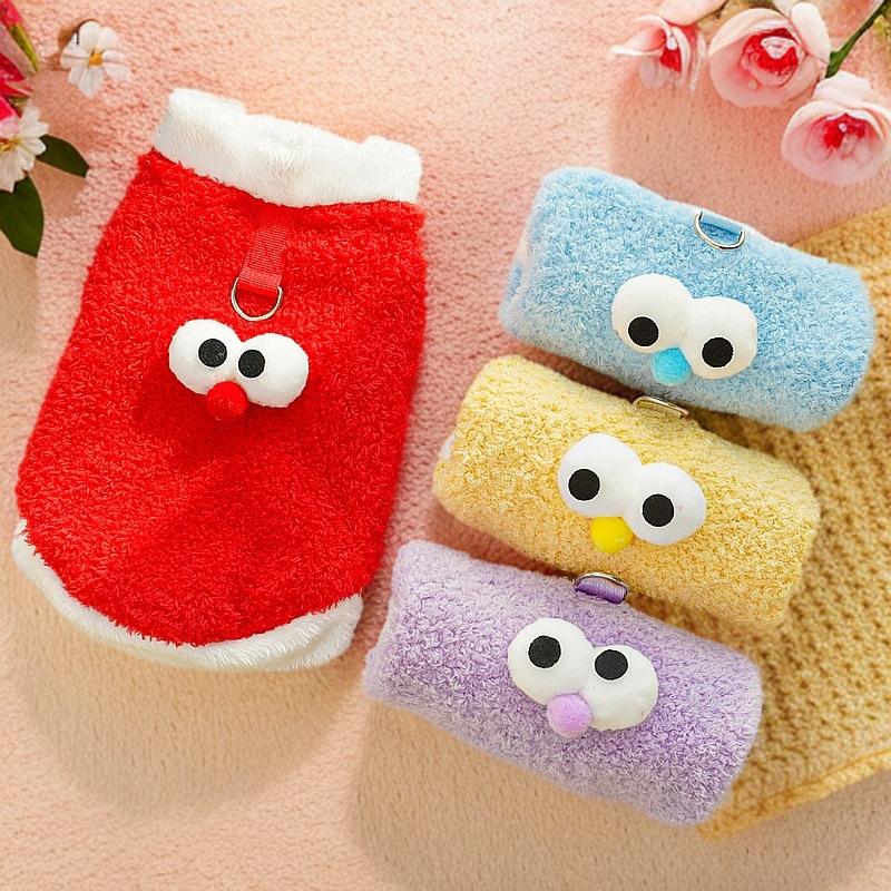 Флисовая Утепленная Одежда для Котенка, Бесшерстной Кошки Джинджила, Домашнего Животного, Осень и Зима, Товары для Собак Средних и Крупных Пород, Корги