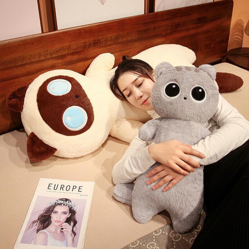 Подушка-полоска серии «Кошка» Плюшевая игрушка-тряпичная кукла для детей Подушка для сна-тряпичная кукла Подарок