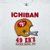 Винтаж 80-е SAN FRANCISCO 49ERS ICHIBAN SUPER BOWL XVI Футболка МАЛЕНЬКАЯ nfl футбол