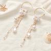 Water drop Fringed Fairy Vintage Wedding Drop Earrings Dangle Earrings Jewelry Tassels Earrings