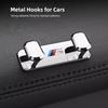 Zinc alloy Car Hook Randomly Pasted Storage Bracket Sticker For BMW X1 X3 X4 X5 E46 E90 F20 E60 E39 F10 M1 M2 M3 M5 M6 E87 M E36 TC9