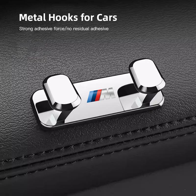 Zinc alloy Car Hook Randomly Pasted Storage Bracket Sticker For BMW X1 X3 X4 X5 E46 E90 F20 E60 E39 F10 M1 M2 M3 M5 M6 E87 M E36 TC9