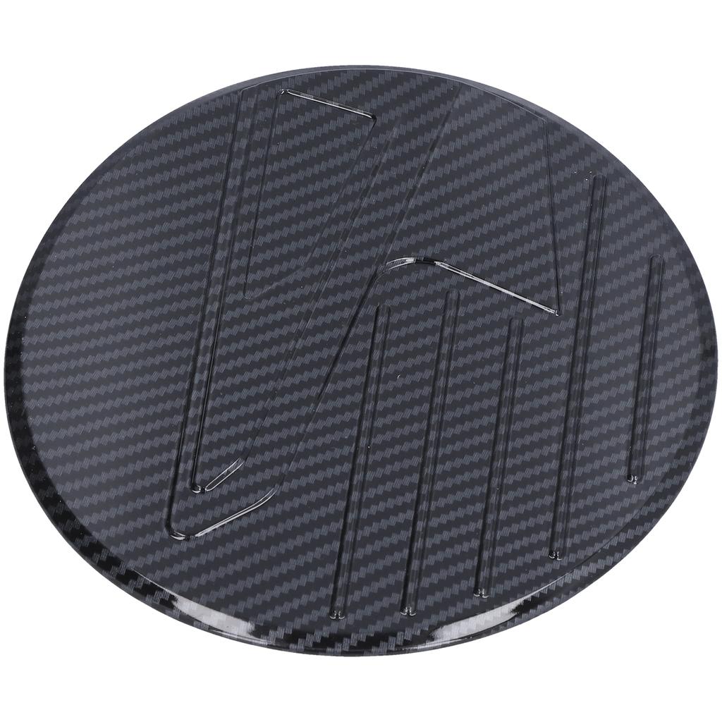 Fuel Tank Cover Trim Gas Cap Lid Carbon Fiber Style Decoration for Mazda CX 30 2020 2021