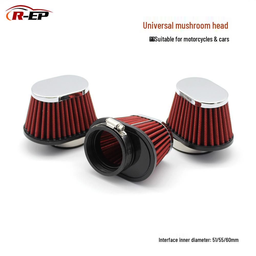 Motorcycle Air Filter Mushroom Head (51/55/60MM)