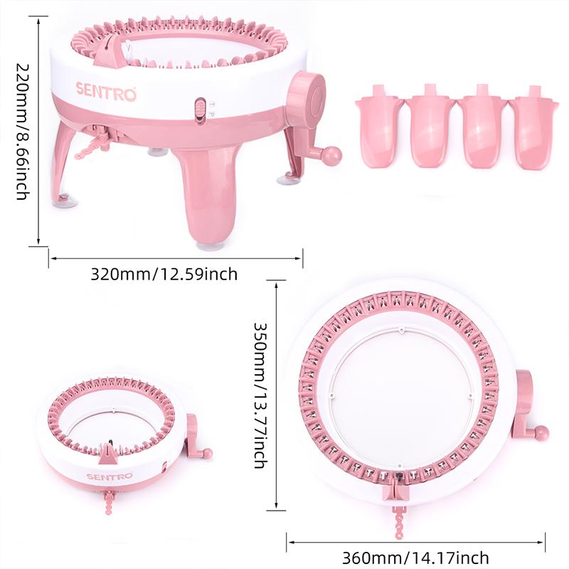 40-игольная ручная вязальная машина «сделай сам», ручная вязка, шарф, свитер для взрослых, детские шапки и носки, артефакт ручного вязания