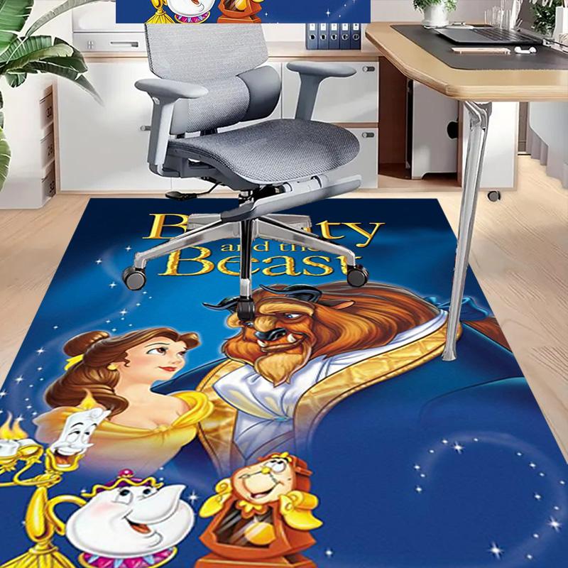 Beauty Beast Romance Carpet For Playroom Bedroom Living Room Sofa Home Decorkids Game Area Rug Nonslip Floor Mat