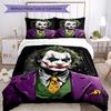 3pcs Joker character pattern bedding set duvet cover set includes duvet cover &pillowcases, perfect all season bedroom decoration & gift