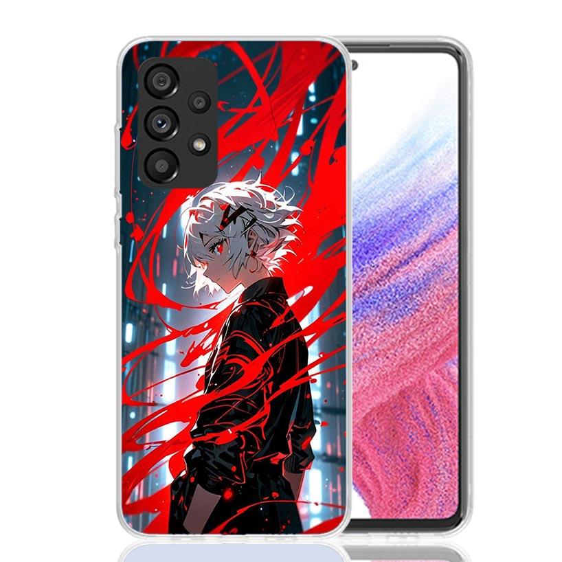 Чехол для телефона G-Ghoul Tokyo Touka Kirishima для Samsung Galaxy A52 A51 A50S A12 A22 A32 A72 A10S A30S A31 A71 Note 20 Ultra 10 Plus