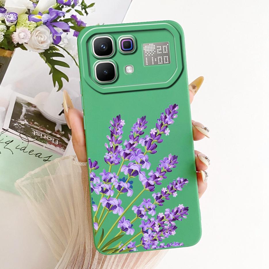 Чехол для Infinix Note 60 Pro X6878 Красивая Девушка Цветочный Расписной Чехол Мягкий Силиконовый Чехол Для Infinix Note 60 Ultra Note60 Pro Сумки