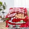 Strawberry Shortcake Theme Printed Blanket - Perfect for Couch, Bed, Travel & Outdoor Use | Machine Washable, Cozy & Durable.