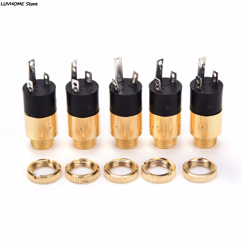 5 шт. PJ392 Стерео гнездо 3,5 мм для наушников, аудио-видео разъем, штекер, горячая распродажа