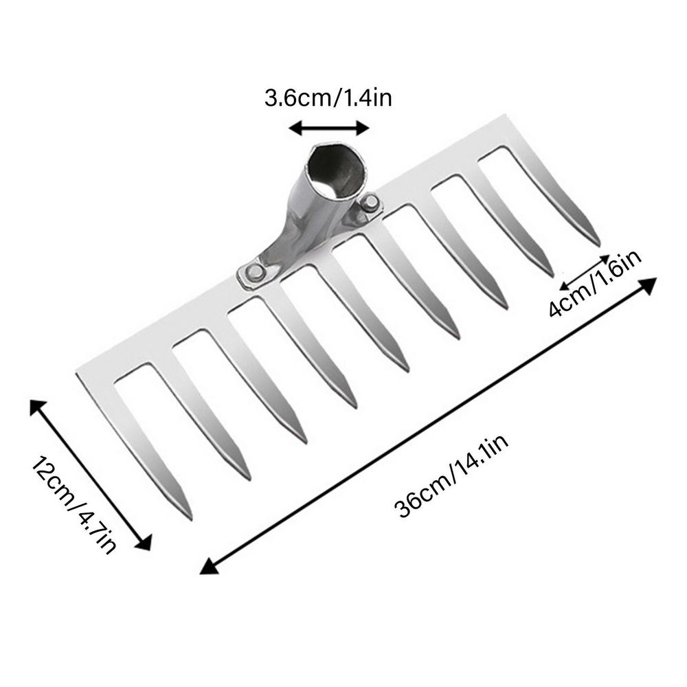 Прополка Мотыга Грабли Сельскохозяйственные Фермерские Ручные Инструменты Переворачивание Земли Рыхление Почвы Артефакт Гвоздь Грабли Инструмент Садовые Принадлежности