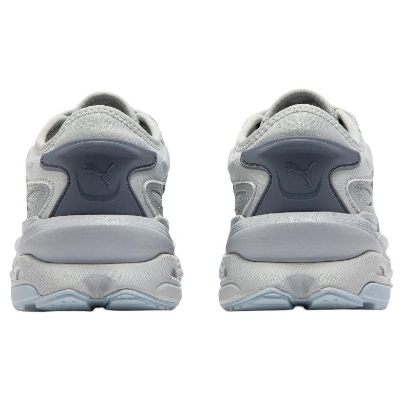 Puma Extent Nitro Heritage Mono Sports Fabric Synthetic Leather Slip Resistant Durable Low Top Casual Running Shoes Unisex Sneaker Gray 387498-03