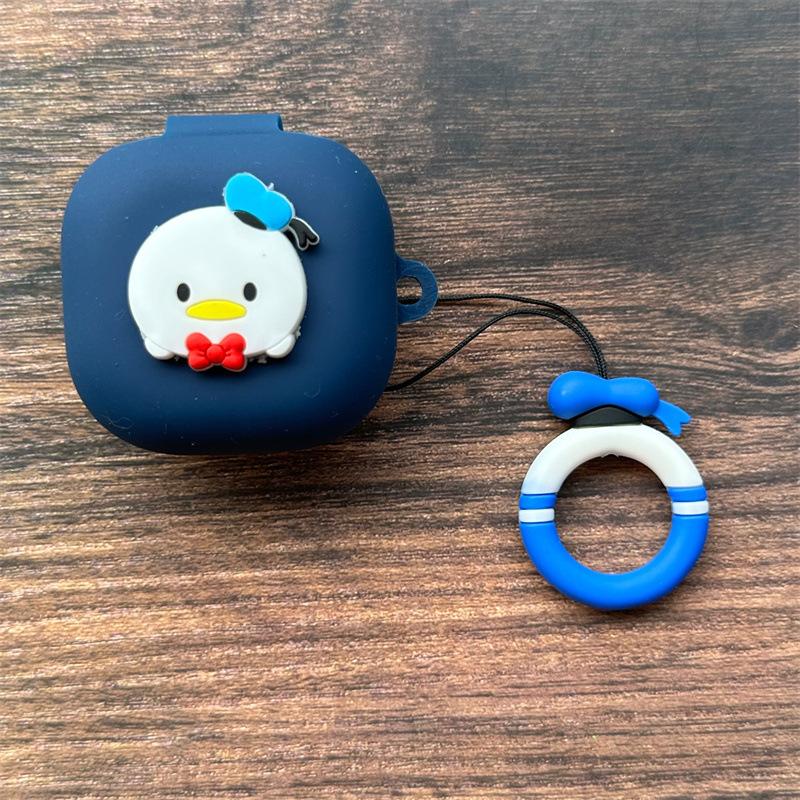 Подходит для чехла беспроводных Bluetooth-наушников Samsung Galaxy buds1/1pro, новый мультяшный клеевой чехол
