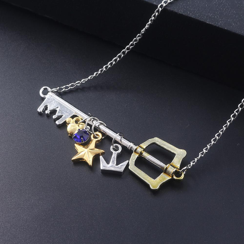 Брелок Kingdom Hearts Микки с подвеской из цинкового сплава для подарка и украшения вечеринки