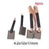 4pcs 4.2x12x17mm for Mitsubishi 491 Jinbei BYD F3 car starter motor carbon brush electric