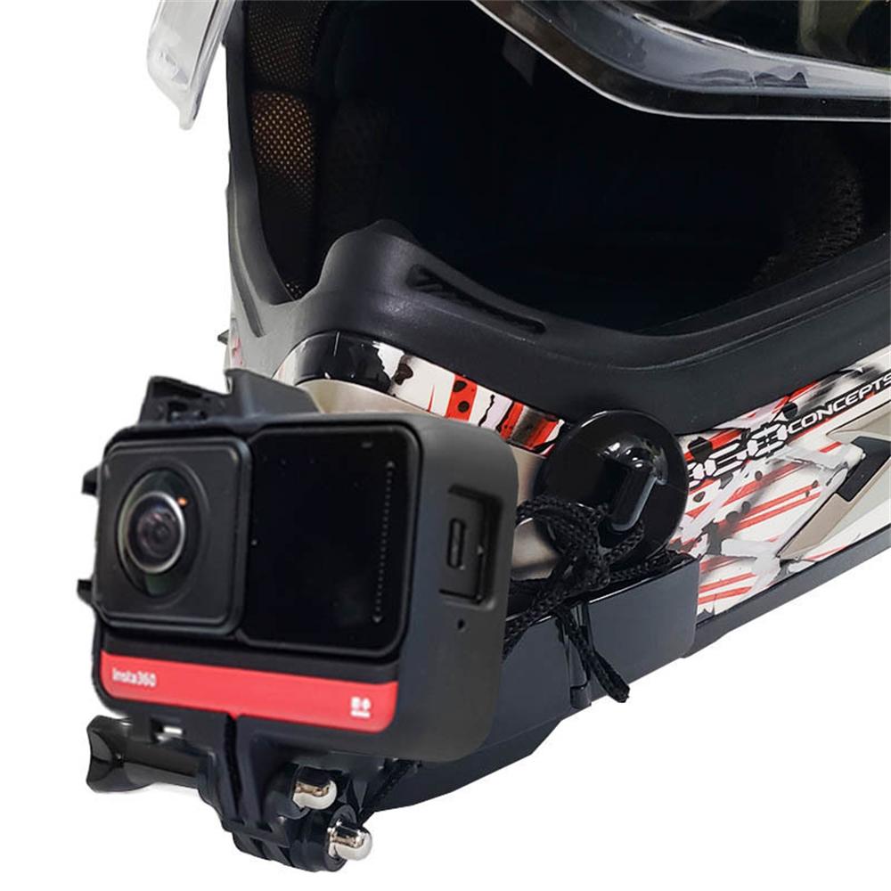 Комплект аксессуаров для мотоцикла для Insta360 X5 X4 X3, X2, X, R, Крепление на подбородок шлема