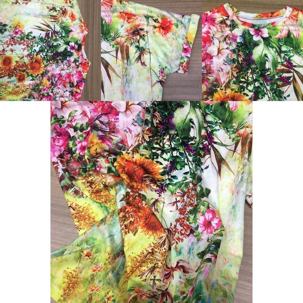 Women's Floral Print Short Sleeve Tops Featuring Soft Material For Ultimate Comfort