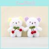Cherry Plush Rabbit Toy Pp Cotton Stuffed Animal Keychain For Gift Kids