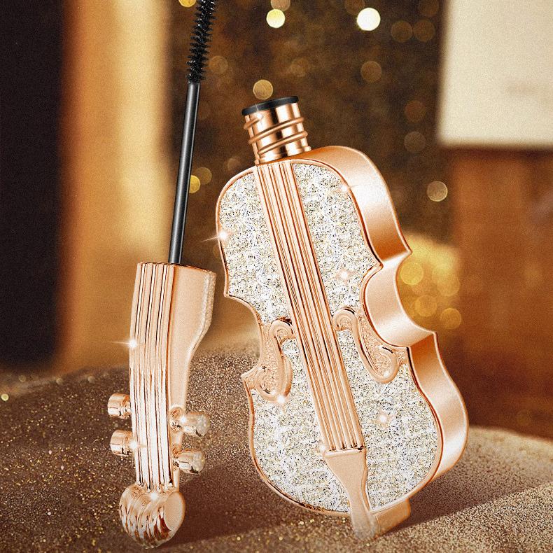 Водостойкая тушь для ресниц Водостойкая долговечная тушь для ресниц Скрипка, придающая объем тушь для ресниц Принадлежности для макияжа Моющиеся, не размазывающиеся