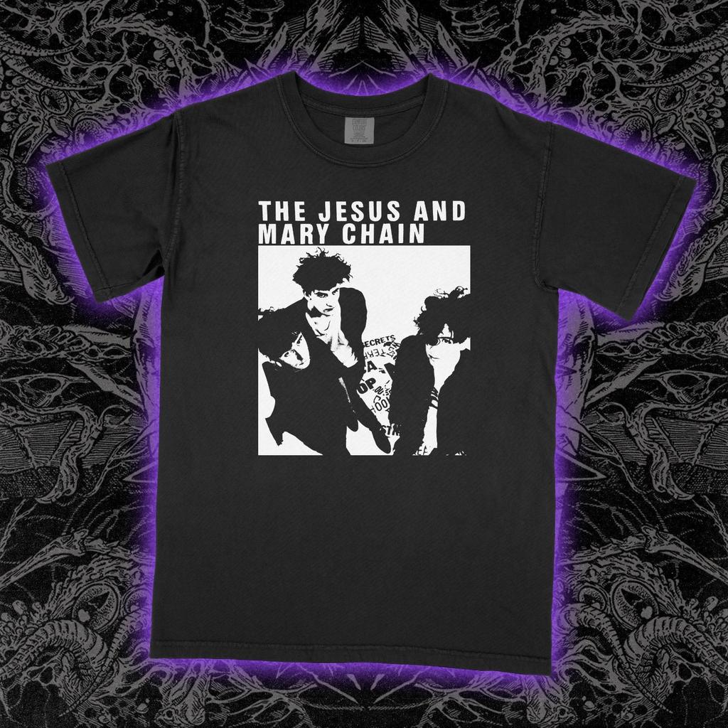 Рубашка The Jesus and Mary Chain Винтажная Альтернативная Рок-группа Графический Унисекс Футболка
