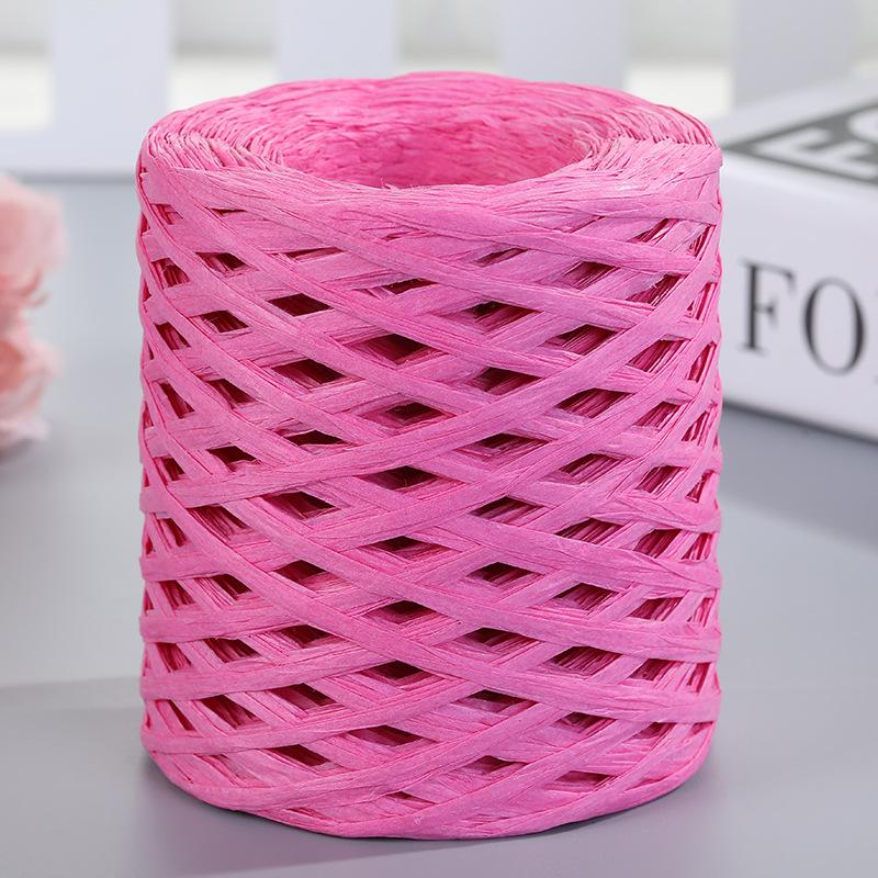 200 метров веревки для детского сада, сплетенной вручную, цветная бумажная веревка Lafite, упаковочная лента для выпечки, сплетенная вручную