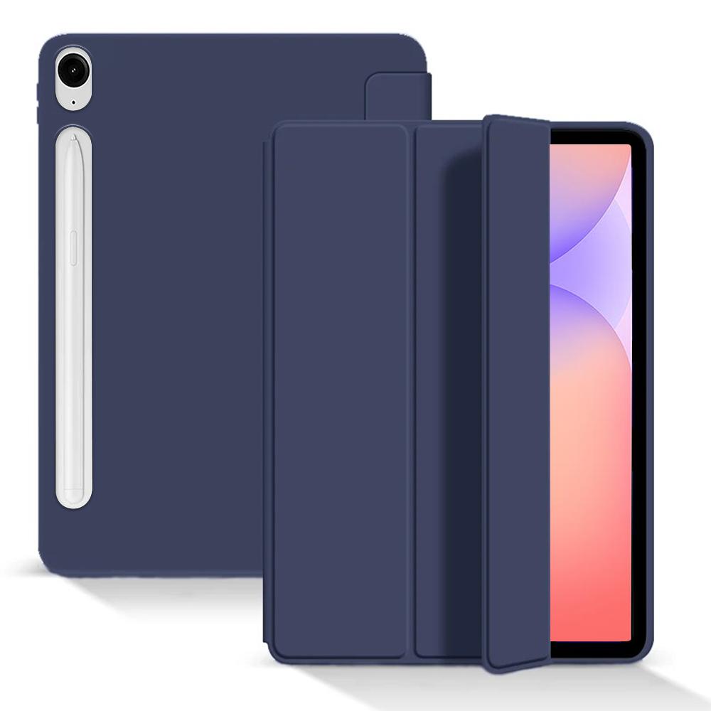 Flip Case For Samsung Galaxy Tab S11 S10 FE/S10 Lite S9FE/S9/S8/S7 11inch Trifold Stand Soft TPU Back Cover with Auto Wake/Sleep