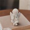 Статуэтка Ангелочка, Маленькая Скульптура Ангела-Херувима, 3D-печатная Фигурка Ангела, Держащая Лицо, для Полки, Дома, Рабочего Стола в Офисе, Декора Автомобиля, Подарок-Соболезнование для