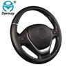 DERMAY 5 цветов универсальный автомобильный чехол на руль износостойкий модный искусственный кожаный Стайлинг автомобиля автомобильное колесо