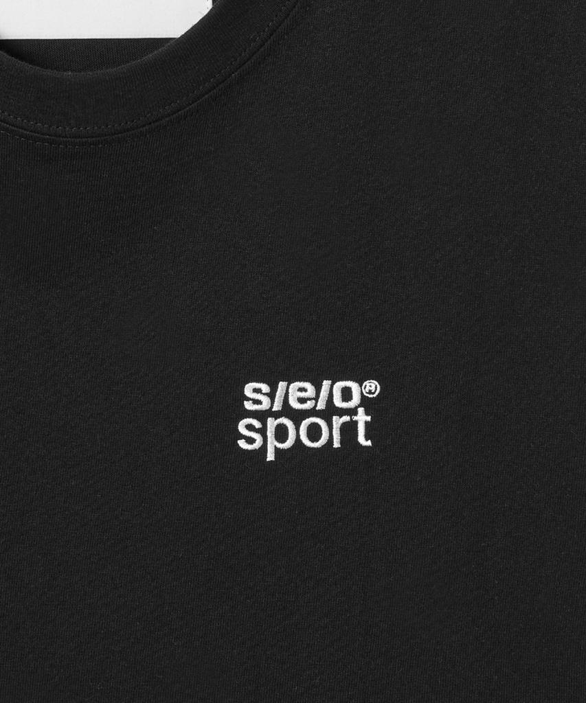 SIO S/E/O Logo Cropped Tee_Black