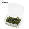 50Pcs/Lot Carp Fishing Hook Sleeve Hair Rig Line Aligner Sleeves Soft Anti Tangle Fishing Tackle