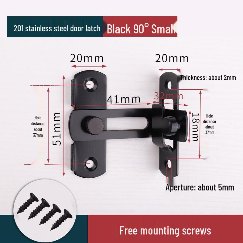 Защелка для раздвижной двери в старинном стиле без сверления и противоугонный болт