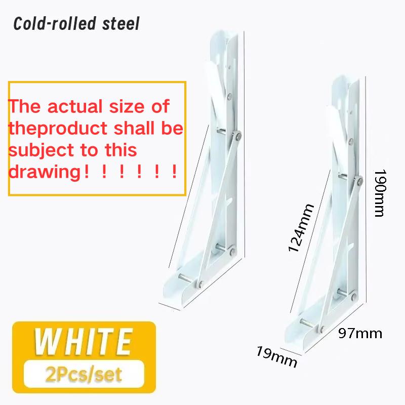 8 дюймов 2 шт. прочные складные кронштейны для полок треугольный прямой кронштейн Билли настенный стол скамья с винтами