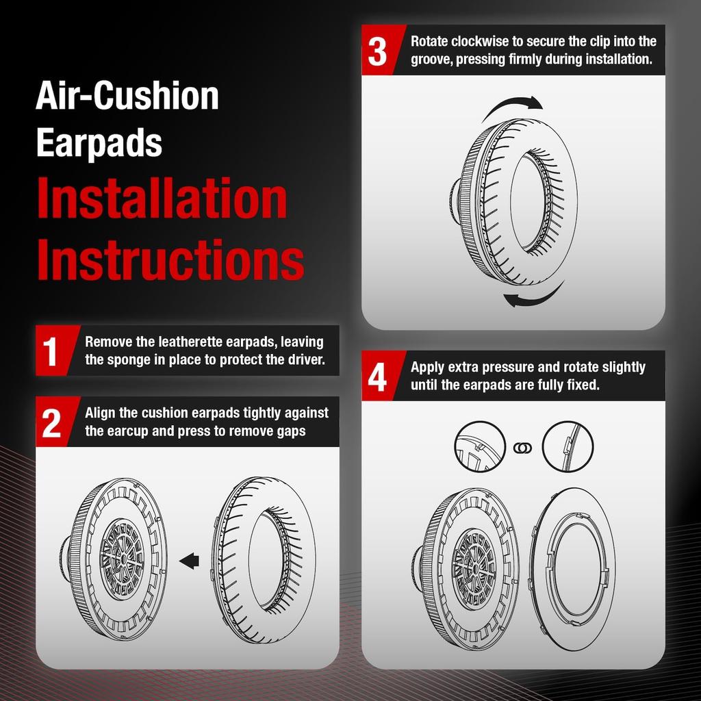 Superlux Professional Monitor Headphones Black Edition Semi-Open HD681-AIR