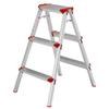 Step Stool Top Plate 27 X 16 Certified by Product Safety Association 3-step [height 79, Cm] CCA-80K Stepladder, Wide, Lightweight, Aluminum,