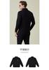 Jiarong 2025 Autumn Men's Heavy Industry Embroidered Half breasted Hoodie