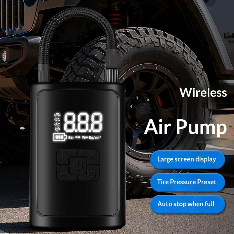 Car Tire Air Pump Intelligent Wireless Car Portable Air Pump