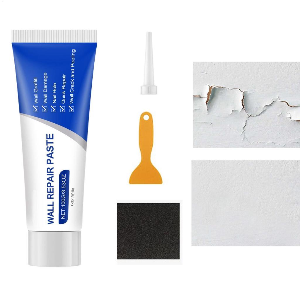 Wall Mending Agent Wall Repair Cream With Scraper Strong Adhesion Mouldproof Water Proof Paint For Wall Restore Agent Kit