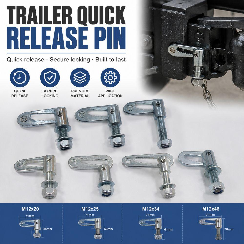 Universal Trailer Locking Pin Replacement Parts Antiluce Fastener Cargo Trailer